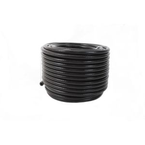 AEROMOTIVE #15336 6an PTFE S/S Braided Hose 20ft Black Jacketed