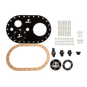 AEROMOTIVE #18056 Fuel Cell Plate Assembly Billet Alm. 6 x 10