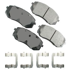 AKEBONO BRAKE CORPORATION #ACT1295 Brake Pad Front Hyundai Sonata Tuco 10-15 Kia