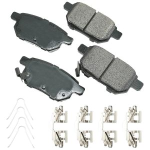 AKEBONO BRAKE CORPORATION #ACT1354B Brake Pad Rear Pontiac Vibe 09-10 Toyota