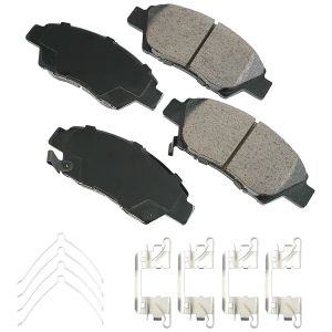 AKEBONO BRAKE CORPORATION #ACT1394B Brake Pad Front Honda Fit 09-20