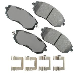AKEBONO BRAKE CORPORATION #ACT1539 ProACT Ultra-Premium Bra ke Pads - Front