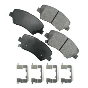 AKEBONO BRAKE CORPORATION #ACT1543 Brake Pad Front Hyundai Azera 12-16 Santa Fe