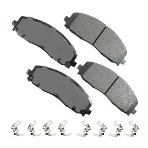 AKEBONO BRAKE CORPORATION #ACT1589 Brake Pad Front Chrysler Pacifica 17-19 T&C 12-16