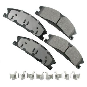 AKEBONO BRAKE CORPORATION #ACT1611 Brake Pad Front Ford Explorer 13-18 Taurus