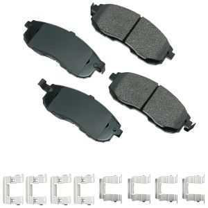 AKEBONO BRAKE CORPORATION #ACT815A ProACT Ultra-Premium Bra ke Pads - Front