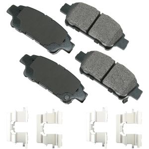 AKEBONO BRAKE CORPORATION #ACT995A ProACT Ultra-Premium Bra ke Pads - Rear