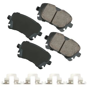 AKEBONO BRAKE CORPORATION #EUR1018A Euro Ultra-Premium Brake Pads - Rear