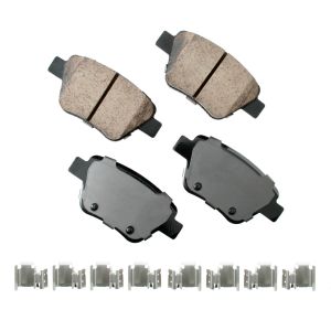 AKEBONO BRAKE CORPORATION #EUR1456 Brake Pads Rear Audi A3 11-13 Quattro 10-13
