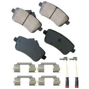 AKEBONO BRAKE CORPORATION #EUR1630 Brake Pads Rear Mercedes CLA45 14-17 GL350 13-16