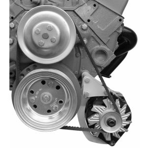 ALAN GROVE COMPONENTS #207L Alt.Bracket SBC Short Pump Low Mt./Narrow Fram