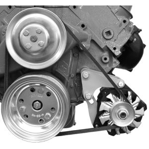 ALAN GROVE COMPONENTS #210L BBC SWP Low Mt Alt Brkt For Small GM Alt