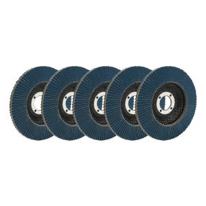 ALLSTAR PERFORMANCE #ALL12123-5 Flap Discs 120 Grit 4-1/2in with 7/8in Arbor