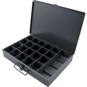 ALLSTAR PERFORMANCE #ALL14365 Metal Storage Case 21 Comp 9.5x13.5x2