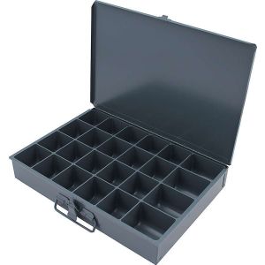 ALLSTAR PERFORMANCE #ALL14366 Metal Storage Case 24 Comp 9.5x13.5x2