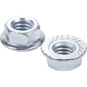 ALLSTAR PERFORMANCE #ALL16041-10 Serrated Flange Nuts 5/16-18 10pk