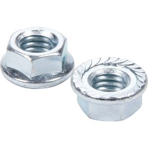 ALLSTAR PERFORMANCE #ALL16042-10 Serrated Flange Nuts 3/8-16 10pk