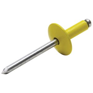 ALLSTAR PERFORMANCE #ALL18056 Lg Hd Rivet Yellow Alum 250pk