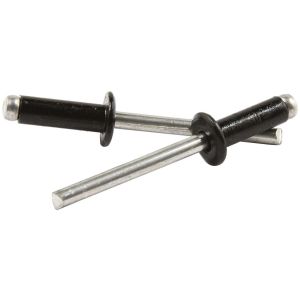 ALLSTAR PERFORMANCE #ALL18128 Sm Hd Rivet Black Alum 250pk
