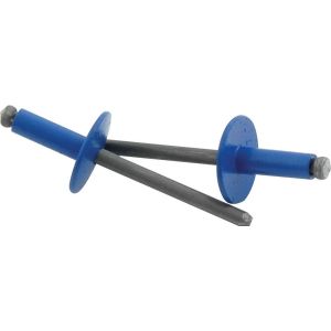 ALLSTAR PERFORMANCE #ALL18176 Lg Hd Rivet 250Pk Chevron Blue
