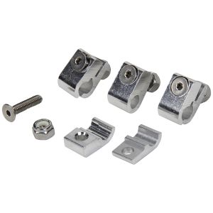 ALLSTAR PERFORMANCE #ALL18321 2pc Alum Line Clamps 1/4in 4pk