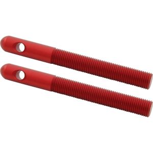ALLSTAR PERFORMANCE #ALL18488 Repl Aluminum Pins 3/8in Red 2pk