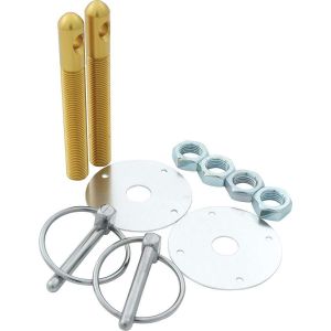 ALLSTAR PERFORMANCE #ALL18503 Alum Hood Pin Kit 1/2in with 1/4in Clips Gold
