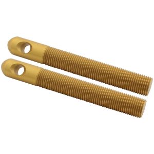 ALLSTAR PERFORMANCE #ALL18510 Alum Hood Pins 1/2in 1/4in Holes Gold 2pk
