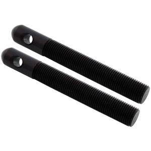 ALLSTAR PERFORMANCE #ALL18511 Alum Hood Pins 1/2in 1/4in Holes Black 2pk