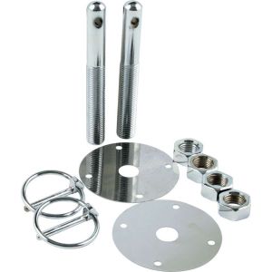 ALLSTAR PERFORMANCE #ALL18512 Steel Hood Pin Kit w/ 3/16in Flip-Over Clips
