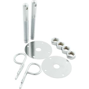 ALLSTAR PERFORMANCE #ALL18514 Steel Hood Pin Kit w/ 5/32in Hairpin Clips