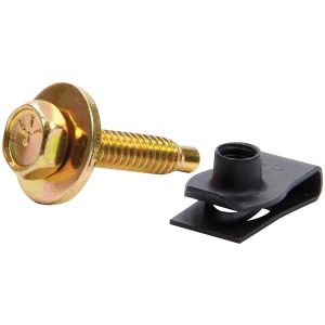 ALLSTAR PERFORMANCE #ALL18559 Body Bolt Kit w/ Clips 10pk Gold