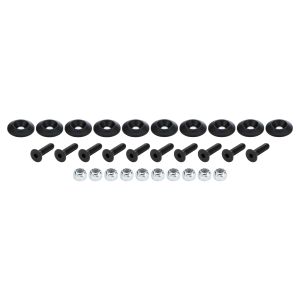 ALLSTAR PERFORMANCE #ALL18680 Countersunk Bolt Kit Black 10pk