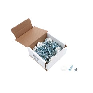 ALLSTAR PERFORMANCE #ALL18681-50 Countersunk Bolt Kit White 50pk