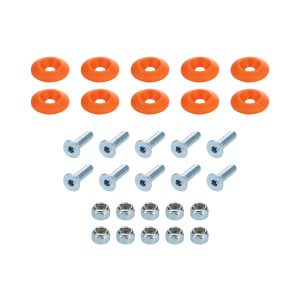 ALLSTAR PERFORMANCE #ALL18684 Countersunk Bolt Kit Orange 10pk