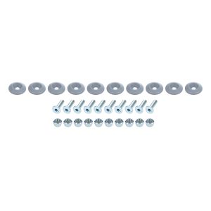 ALLSTAR PERFORMANCE #ALL18685 Countersunk Bolt Kit Silver 10pk