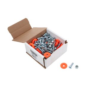 ALLSTAR PERFORMANCE #ALL18689-50 Countersunk Bolt Kit Fluorescent Orange 50pk