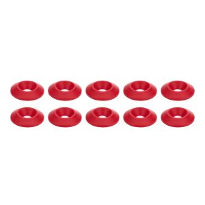 ALLSTAR PERFORMANCE #ALL18692 Countersunk Washer Red 10pk