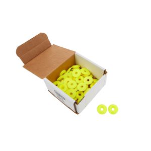 ALLSTAR PERFORMANCE #ALL18698-50 Countersunk Washer Fluorescent Yellow 50pk