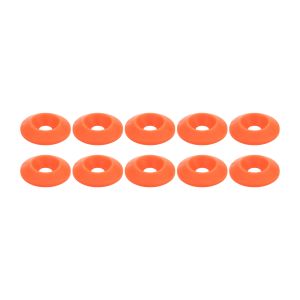 ALLSTAR PERFORMANCE #ALL18699 Countersunk Washer Fluorescent Orange 10pk
