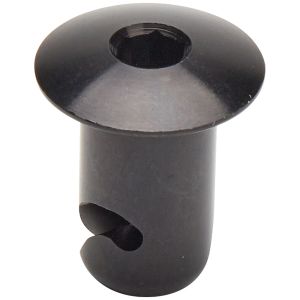 ALLSTAR PERFORMANCE #ALL19176 Oval Allen Hd Fasteners 7/16 .500in 10pk Alum Bk