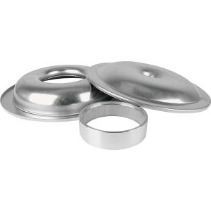 ALLSTAR PERFORMANCE #ALL25904 LW 14in A/C Kit Plain No Element 1-1/2in Space