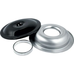 ALLSTAR PERFORMANCE #ALL26099 Air Cleaner Kit 14in Black w/1.00 Spacer