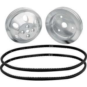 ALLSTAR PERFORMANCE #ALL31083 1:1 Pulley Kit for use w/o Power Steering