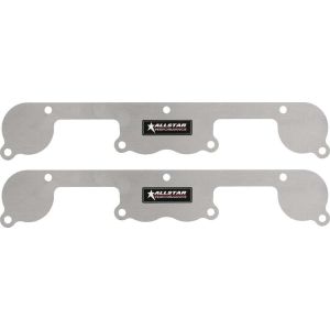 ALLSTAR PERFORMANCE #ALL34214 Exhaust Block Off Plates SBC Spread Port Aluminum
