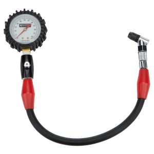 ALLSTAR PERFORMANCE #ALL44058 Tire Pressure Gauge 0-60 PSI 2-1/4in Glow