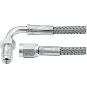 ALLSTAR PERFORMANCE #ALL46332-48 48in #3 Line -3 Str/90 Deg 3/8-24 Inv Flr