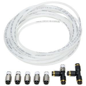 ALLSTAR PERFORMANCE #ALL48018 Nylon Brake Line Kit for use w/o Gauges