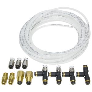 ALLSTAR PERFORMANCE #ALL48019 Nylon Brake Line Kit for use w/ Gauges