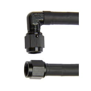 ALLSTAR PERFORMANCE #ALL48404 Coated Braided Line 24in #4 Hose -4 90 Deg/-4 Str